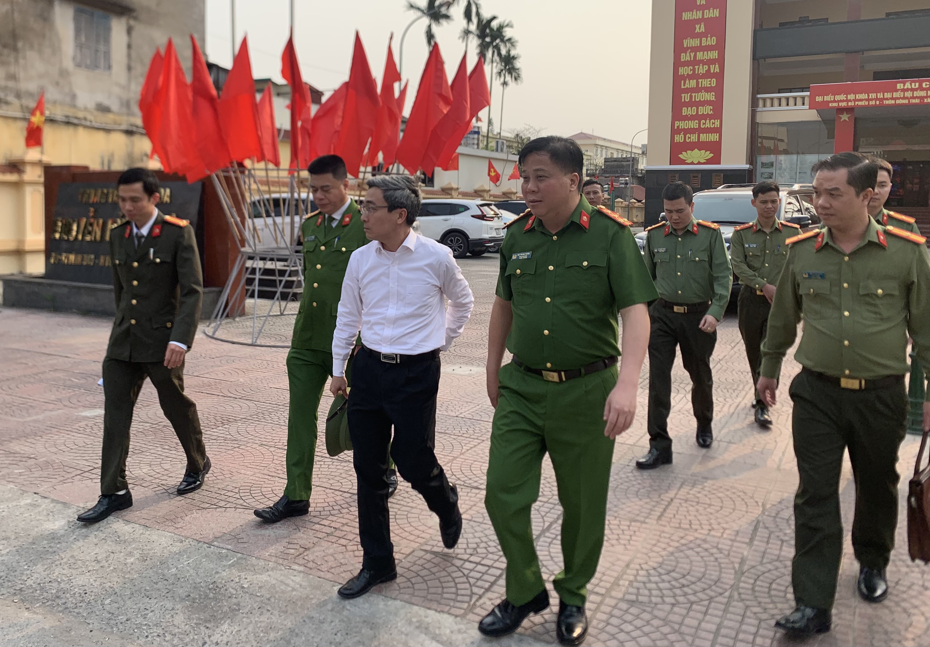 Công an 7 xã khu vực huyện Vĩnh Bảo cũ: Sẵn sàng thực hiện nhiệm vụ bảo đảm an ninh trật tự cho Ngày hội non sông